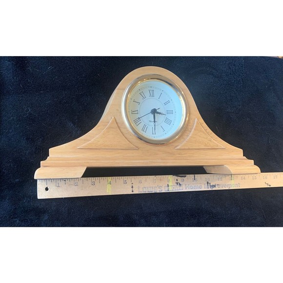 Westclox Desk/Mantle Clock, Light Wood Color, Quartz, Never Used, WORKS - Picture 5 of 6